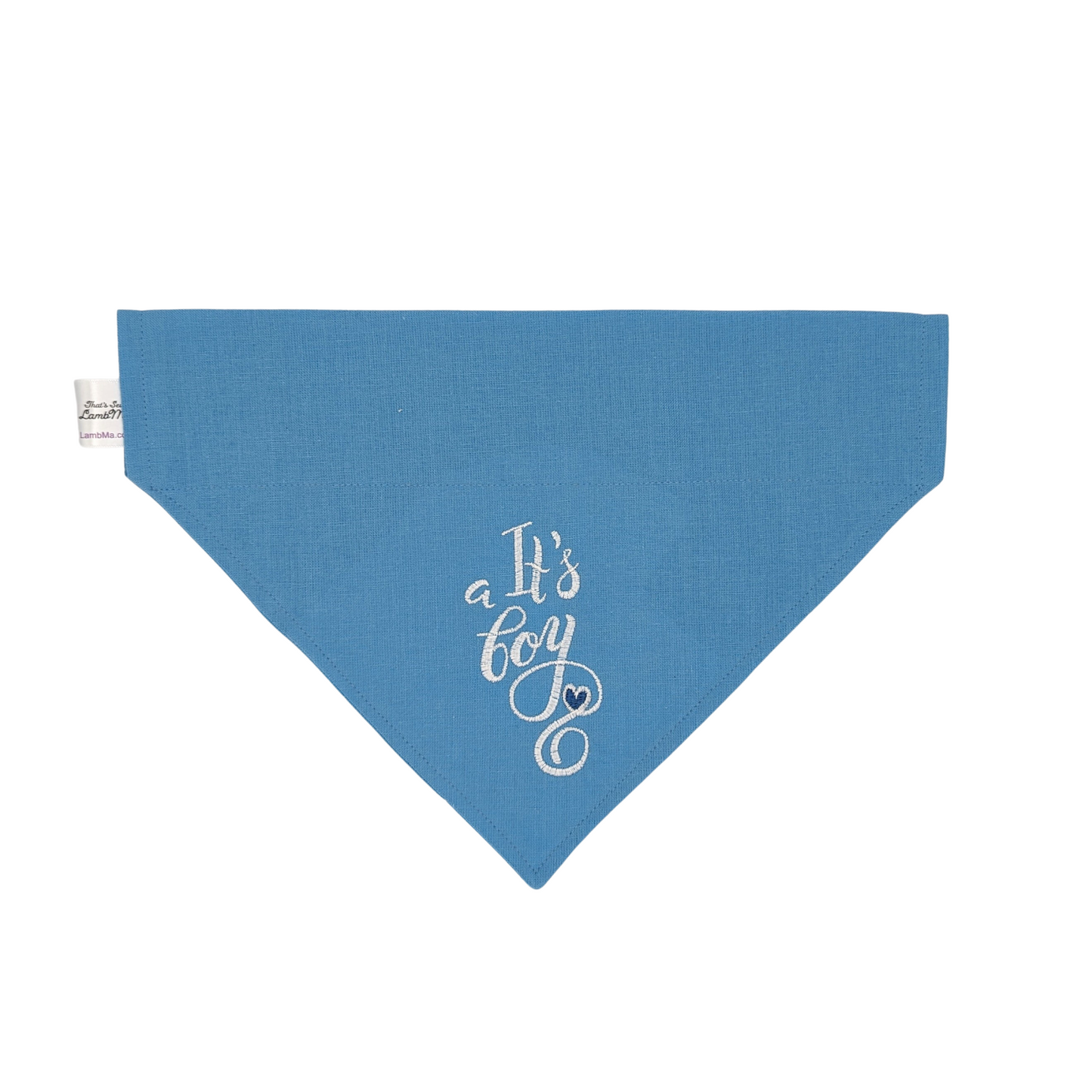 It's a Boy - Embroidered Print - Dog Bandana
