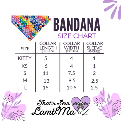 Candy Cane - Dog Bandana