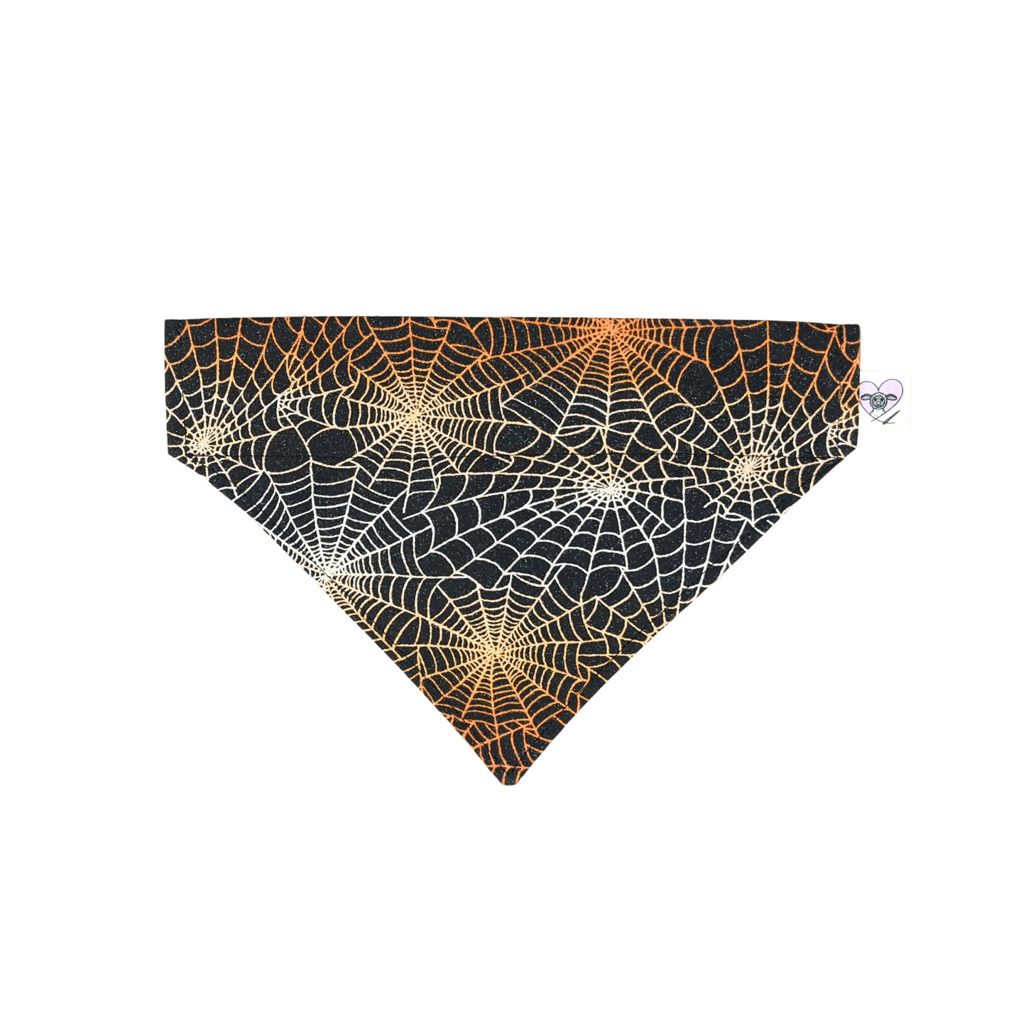 Spiderweb Halloween Sparkle  - Dog Bandana