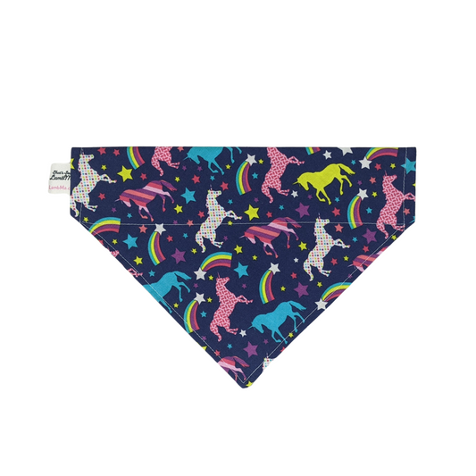 Unicorn and Rainbows - Dog Bandana