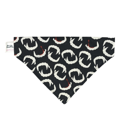 Vampire Fangs Halloween - Glow in the Dark - Dog Bandana