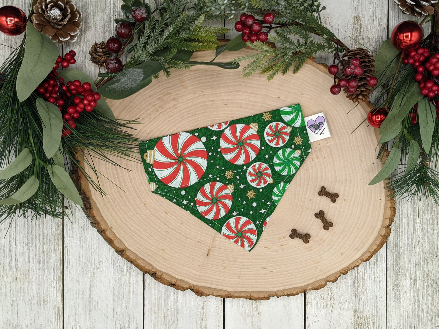 Christmas Candy- Dog Bandana