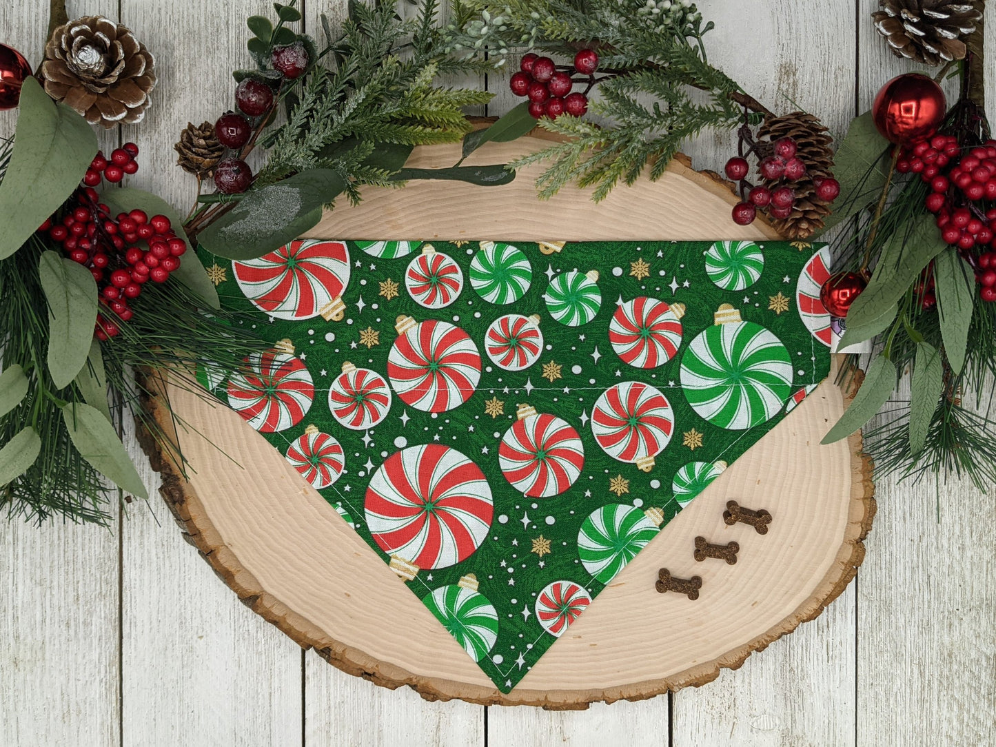 Christmas Candy- Dog Bandana