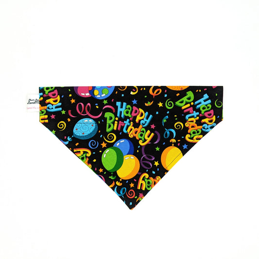 Happy Birthday Balloons -  Dog Bandana