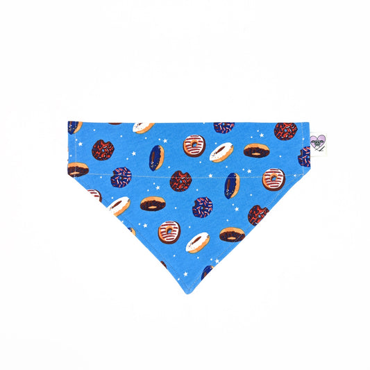 Patriotic Donut - Dog Bandana